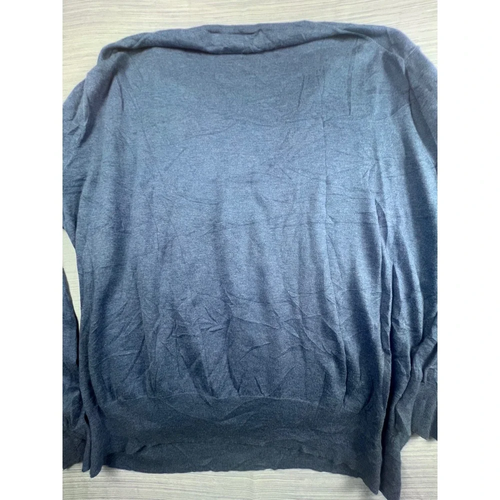 Polo Ralph Lauren Mens XL Blue‎ Pima Cotton V-Neck Sweater Yellow Pony Logo